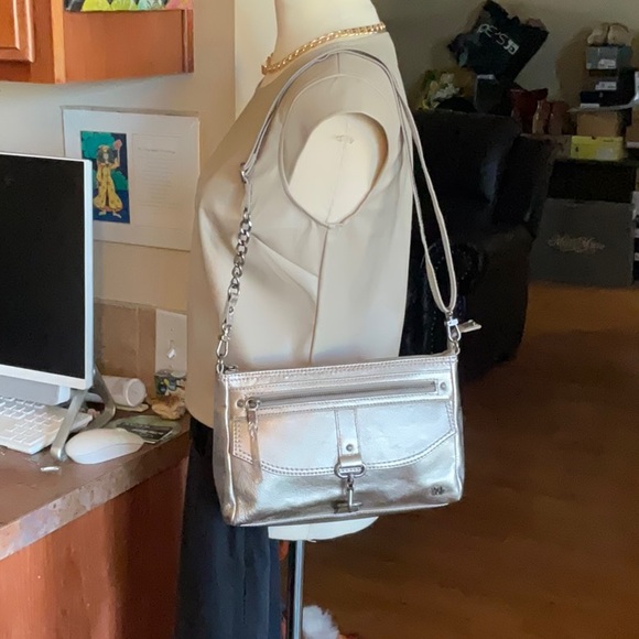 The Sak Pyrite Leather (Genuine) Crossbody/Shoulder Bag, Preowned - Picture 1 of 16